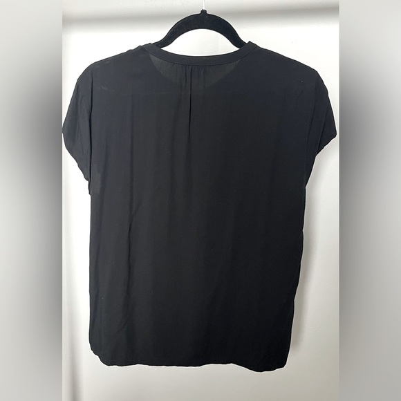 Old Navy Button Down Blouse | Size M | Black - Picture 2 of 4